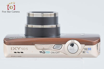 【中古】Canon キヤノン IXY 50S ブラウン コンパクトデジタルカメラ