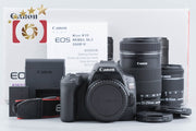 【中古】Canon キヤノン EOS Kiss X10 ダブルズームキット シャッター回数僅少 元箱付き