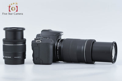 【中古】Canon キヤノン EOS Kiss X10 ダブルズームキット シャッター回数僅少 元箱付き
