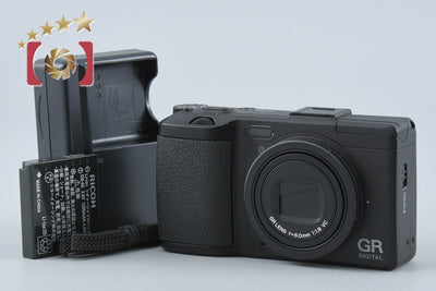 【中古】RICOH リコー GR DIGITAL IV ブラック コンパクトデジタルカメラ シャッター回数僅少