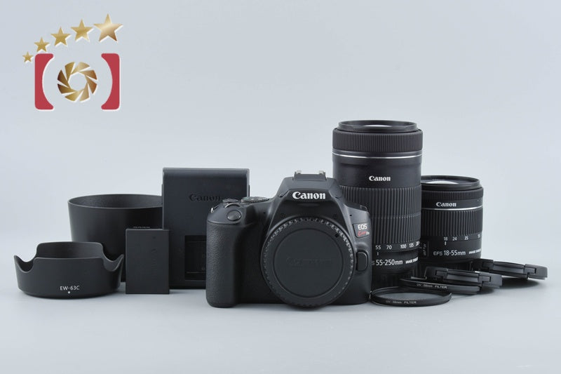 【中古】Canon キヤノン EOS Kiss X10 ダブルズームキット シャッター回数僅少