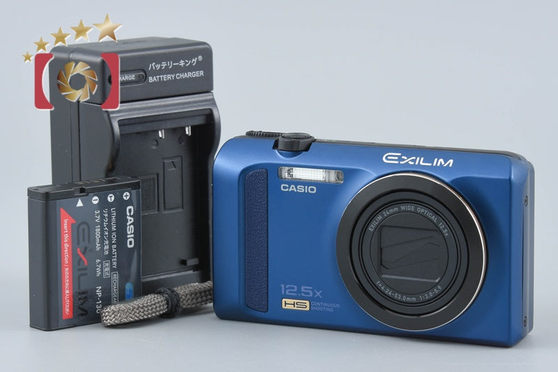 【中古】Casio カシオ EXILIM EX-ZR200 ブルー コンパクトデジタルカメラ