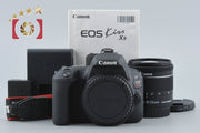 【中古】Canon キヤノン EOS Kiss X9 EF-S 18-55 IS STM レンズキット ブラック シャッター回数僅少