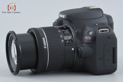 【中古】Canon キヤノン EOS Kiss X9 EF-S 18-55 IS STM レンズキット ブラック シャッター回数僅少