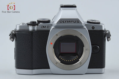 【中古】OLYMPUS オリンパス OM-D E-M5 シルバー ミラーレス一眼カメラ シャッター回数僅少