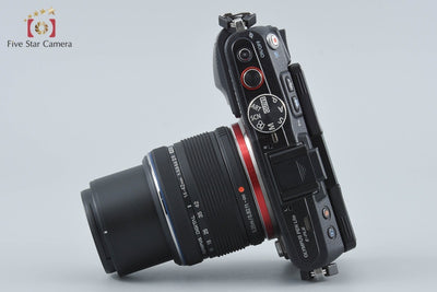 【中古】OLYMPUS オリンパス PEN Lite E-PL6 ブラック + M.ZUIKO DIGITAL 14-42mm f/3.5-5.6 II R シャッター回数僅少