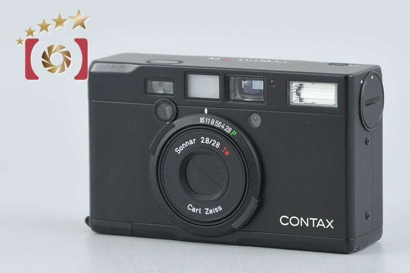 【中古】CONTAX コンタックス Tix ブラック コンパクトフィルムカメラ