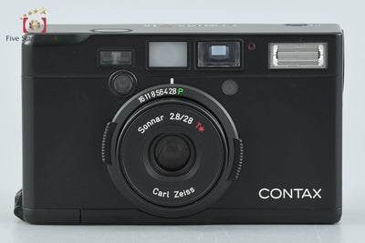 【中古】CONTAX コンタックス Tix ブラック コンパクトフィルムカメラ