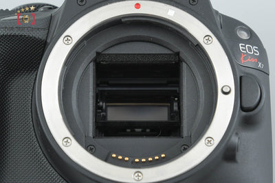 【中古】Canon キヤノン EOS Kiss X7 ダブルズームキット ブラック シャッター回数僅少