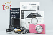 【中古】Panasonic パナソニック LUMIX DMC-FX77 グラマラスピンク コンパクトデジタルカメラ 元箱付き