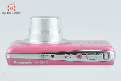 【中古】Panasonic パナソニック LUMIX DMC-FX77 グラマラスピンク コンパクトデジタルカメラ 元箱付き