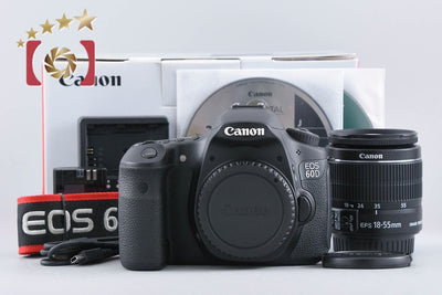 【中古】Canon キヤノン EOS 60D EF-S 18-55 IS レンズキット シャッター回数僅少 元箱付き