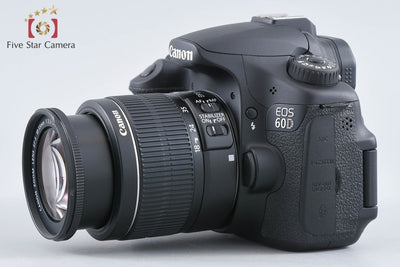 【中古】Canon キヤノン EOS 60D EF-S 18-55 IS レンズキット シャッター回数僅少 元箱付き