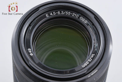 【中古】SONY ソニー E 55-210mm f/4.5-6.3 OSS SEL55210 ブラック