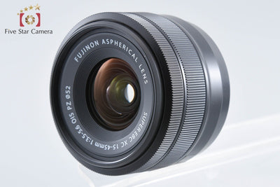 【中古】FUJIFILM 富士フイルム XC 15-45mm f/3.5-5.6 OIS PZ ASPHERICAL ブラック