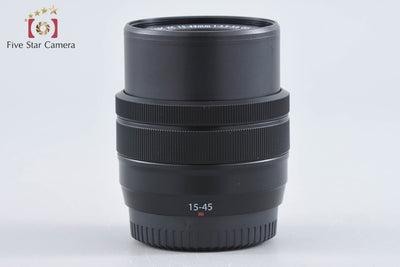 【中古】FUJIFILM 富士フイルム XC 15-45mm f/3.5-5.6 OIS PZ ASPHERICAL ブラック