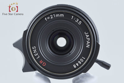 【中古】RICOH リコー GR LENS 21mm f/3.5 ブラック L39 ライカスクリューマウント