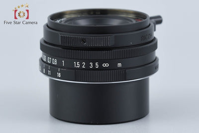 【中古】RICOH リコー GR LENS 21mm f/3.5 ブラック L39 ライカスクリューマウント