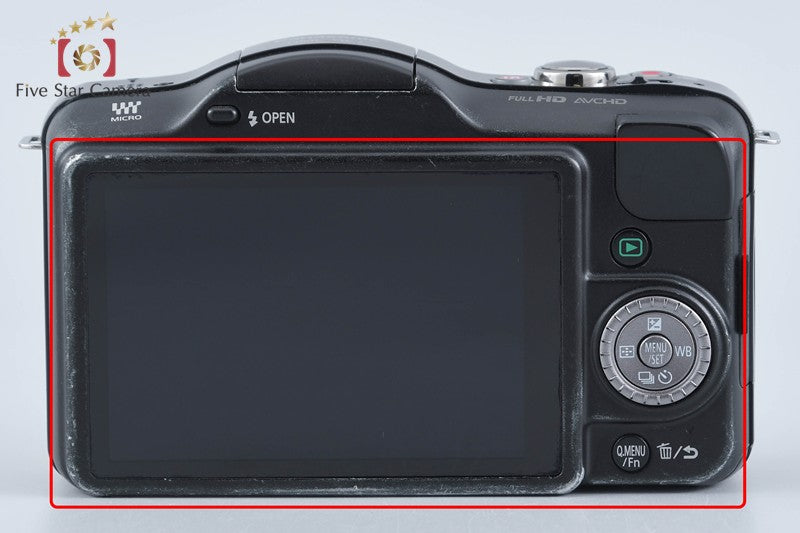 【中古】Panasonic パナソニック LUMIX DMC-GF3 エスプリブラック + G VARIO 14-42mm f/3.5-5.6 ASPH. MEGA O.I.S. H-FS014042 - 3枚目