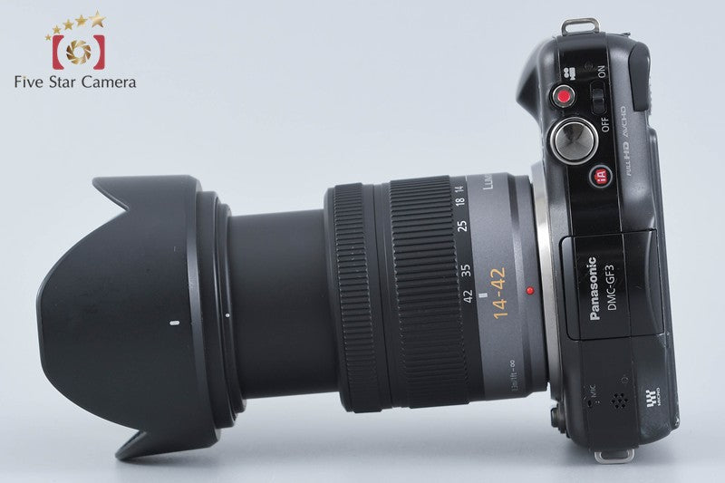 【中古】Panasonic パナソニック LUMIX DMC-GF3 エスプリブラック + G VARIO 14-42mm f/3.5-5.6 ASPH. MEGA O.I.S. H-FS014042 - 6枚目