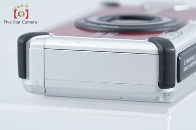 【中古】PENTAX ペンタックス Optio W80 カーディナルレッド コンパクトデジタルカメラ 元箱付き