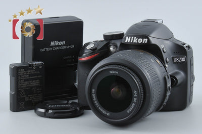 【中古】Nikon ニコン D3200 18-55 VR レンズキット ブラック