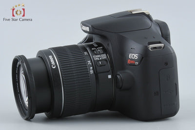 【中古】Canon キヤノン EOS Rebel T7 + EF-S 18-55mm f/3.5-5.6 IS II シャッター回数僅少