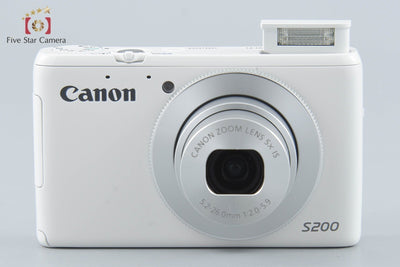 【中古】Canon キヤノン PowerShot S200 ホワイト セブンイレブンモデル コンパクトデジタルカメラ 元箱付き - 2枚目
