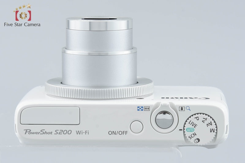 【中古】Canon キヤノン PowerShot S200 ホワイト セブンイレブンモデル コンパクトデジタルカメラ 元箱付き - 6枚目