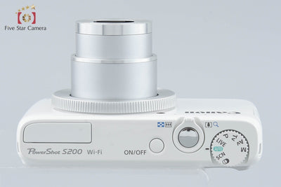 【中古】Canon キヤノン PowerShot S200 ホワイト セブンイレブンモデル コンパクトデジタルカメラ 元箱付き - 6枚目
