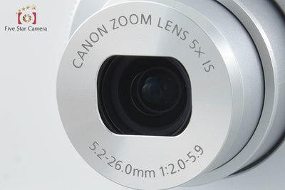 【中古】Canon キヤノン PowerShot S200 ホワイト セブンイレブンモデル コンパクトデジタルカメラ 元箱付き - 8枚目