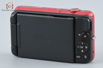 【中古】Nikon ニコン COOLPIX S6600 ラズベリーレッド コンパクトデジタルカメラ