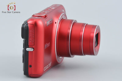 【中古】Nikon ニコン COOLPIX S6600 ラズベリーレッド コンパクトデジタルカメラ