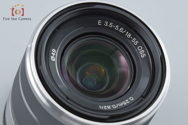 【中古】SONY ソニー E 18-55mm f/3.5-5.6 OSS SEL1855 シルバー - 2枚目