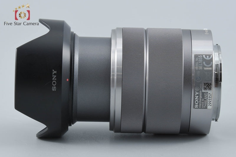 【中古】SONY ソニー E 18-55mm f/3.5-5.6 OSS SEL1855 シルバー - 9枚目