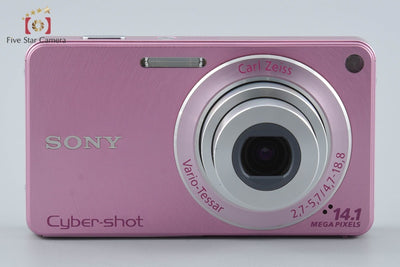 【中古】SONY ソニー Cyber-shot DSC-W350 ピンク コンパクトデジタルカメラ
