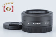 【中古】Canon キヤノン EF-M 22mm f/2 STM ブラック