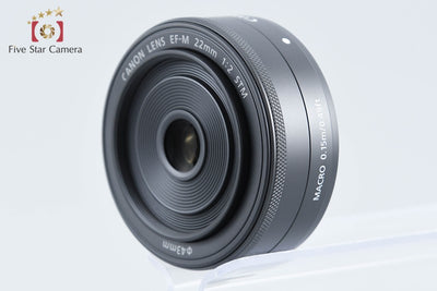 【中古】Canon キヤノン EF-M 22mm f/2 STM ブラック