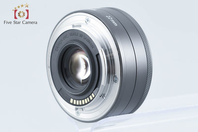 【中古】Canon キヤノン EF-M 22mm f/2 STM ブラック