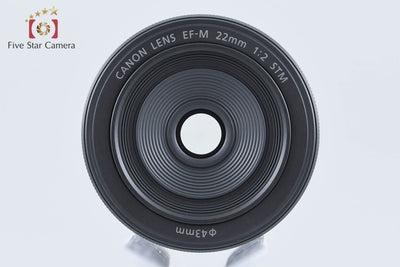 【中古】Canon キヤノン EF-M 22mm f/2 STM ブラック