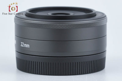 【中古】Canon キヤノン EF-M 22mm f/2 STM ブラック