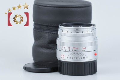 【中古】Leica ライカ SUMMICRON-M 50mm f/2 E39 第4世代 シルバー
