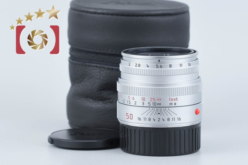 【中古】Leica ライカ SUMMICRON-M 50mm f/2 E39 第4世代 シルバー