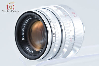 【中古】Leica ライカ SUMMICRON-M 50mm f/2 E39 第4世代 シルバー