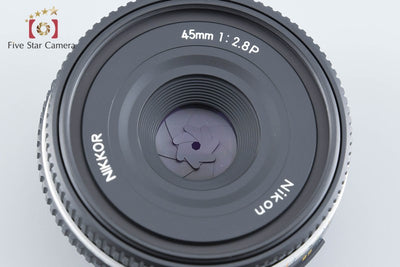 【中古】Nikon ニコン Ai-S NIKKOR 45mm f/2.8 P ブラック