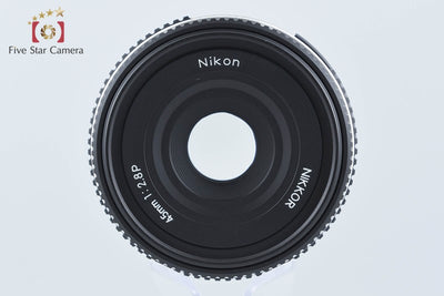 【中古】Nikon ニコン Ai-S NIKKOR 45mm f/2.8 P ブラック
