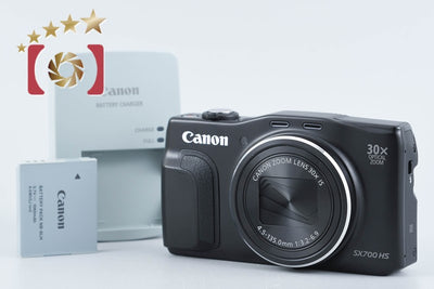 【中古】Canon キヤノン PowerShot SX700 HS ブラック コンパクトデジタルカメラ