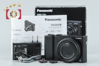 【中古】Panasonic パナソニック LUMIX DMC-TX1 ブラック コンパクトデジタルカメラ 元箱付き