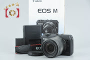 【中古】Canon キヤノン EOS M EF-M 18-55 IS STM レンズキット ブラック