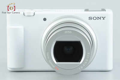 【中古】SONY ソニー VLOGCAM ZV-1M2G シューティンググリップキット ホワイト 元箱付き